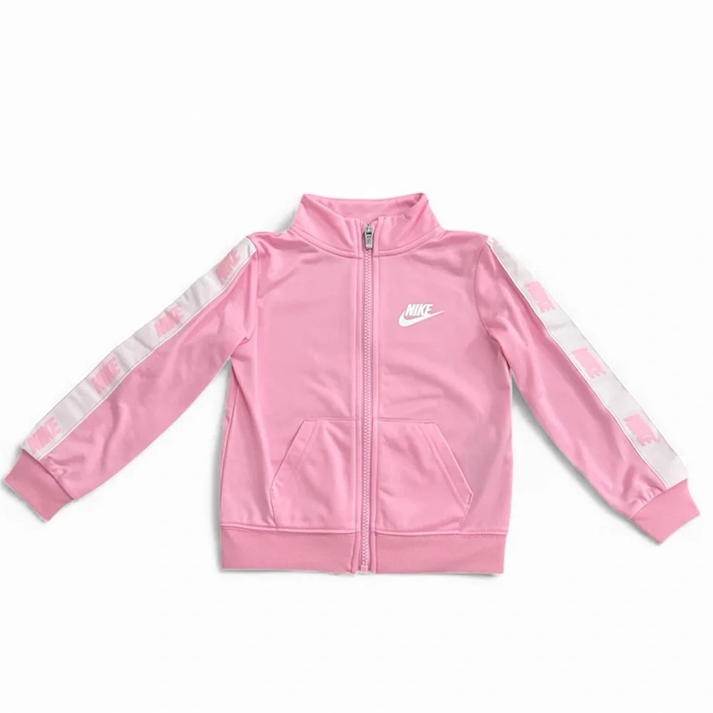 Nike Pink Full Zip Jacket And Pants Set Girls Size 2T NWT - Picture 2 of 5